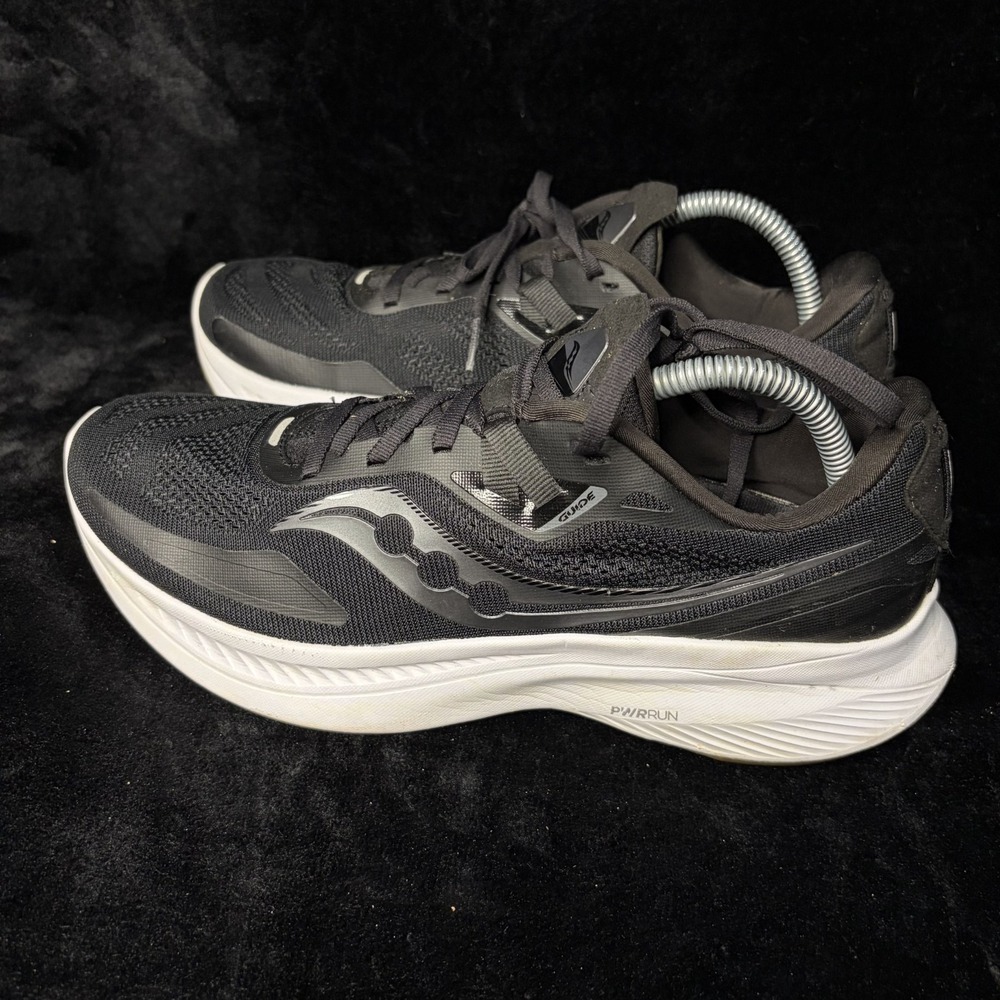 Saucony Guide 15 S10684-12 Sneakers Womens US 10 Black White Mesh Running Shoes‎